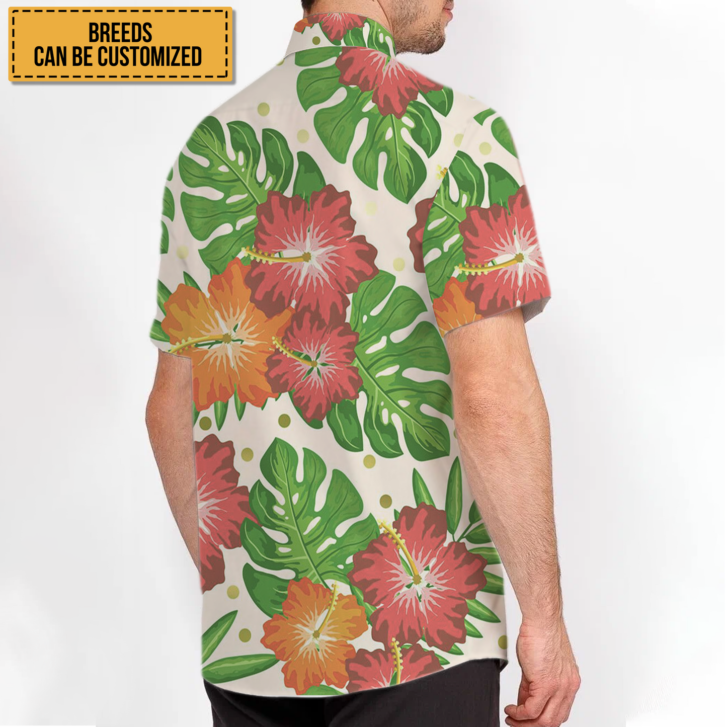 Cute Dog Theme Summer Dog Love - Personalized Customized Hawaiian shirt