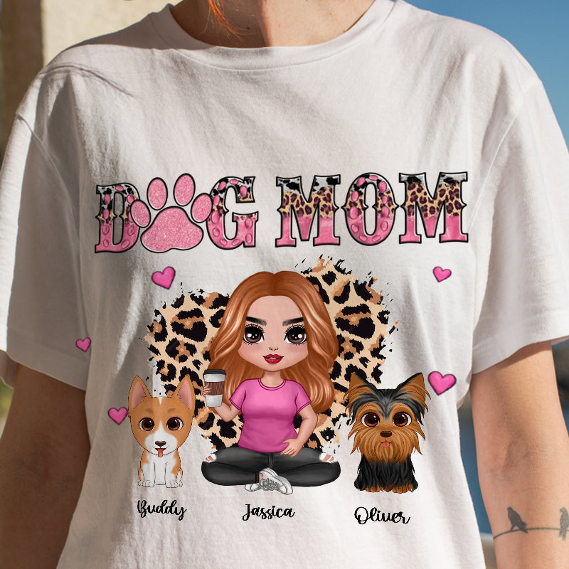 Dod Mom - Personalized Customized T-shirt - Gift For Pet Lover Dog Mom Dog Lover