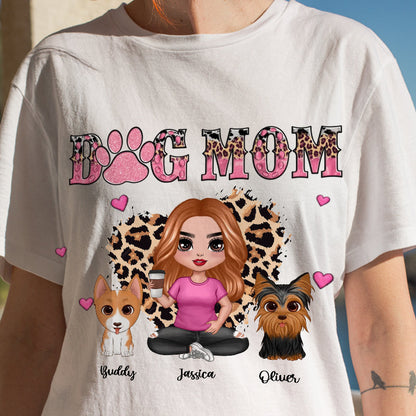 Dod Mom - Personalized Customized T-shirt - Gift For Pet Lover Dog Mom Dog Lover