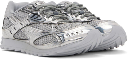 Men’s Bottega Veneta Orbit Silver Sneakers