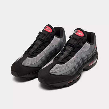 Men's Nike Air Max 95 Black Bright Crimson Shoes