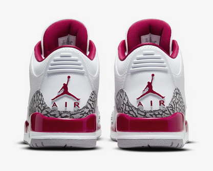 Men's Air Jordan 3 Cardinal Red Shoes
