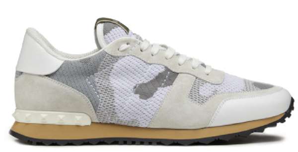 Men's Valentino Garavani Rockrunner White Sneakers