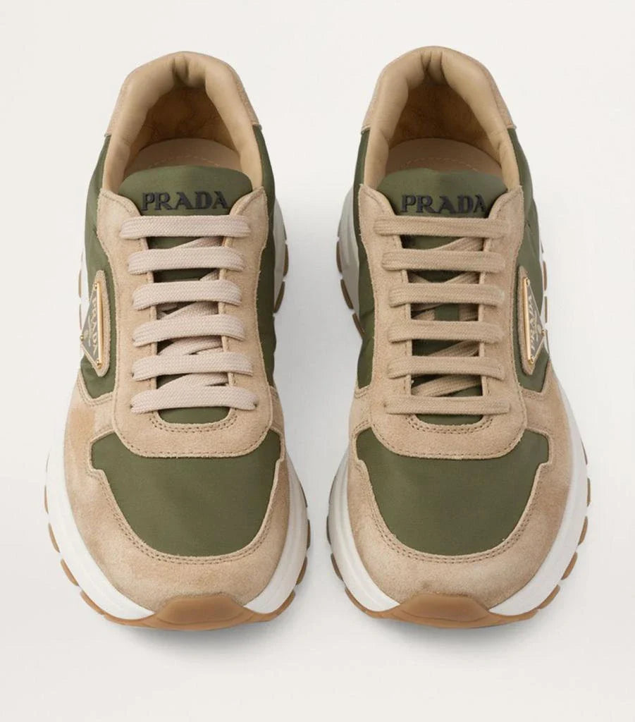 Men's Prada Prax 01 Re-Nylon 'Beige Green' Sneakers