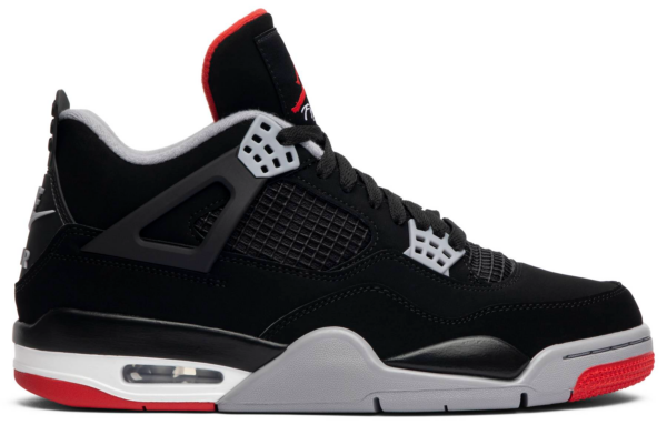 Men's Air Jordan 4 Bred Shoes