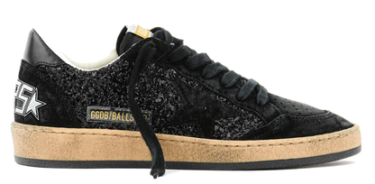 Golden Goose Women's Ball Star Black Low-Top Sneakers