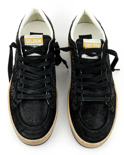 Golden Goose Women's Ball Star Black Low-Top Sneakers