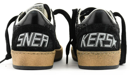 Golden Goose Women's Ball Star Black Low-Top Sneakers