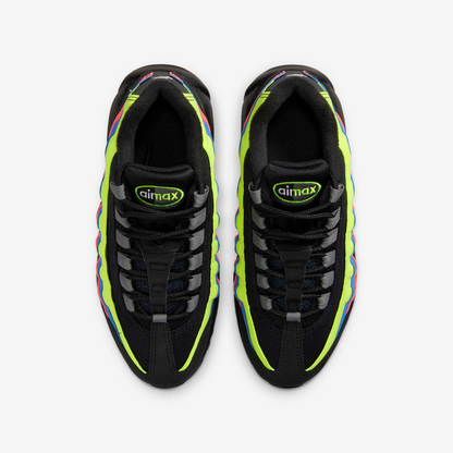 Men's Nike Air Max 95 Black Multi-Color Shoes