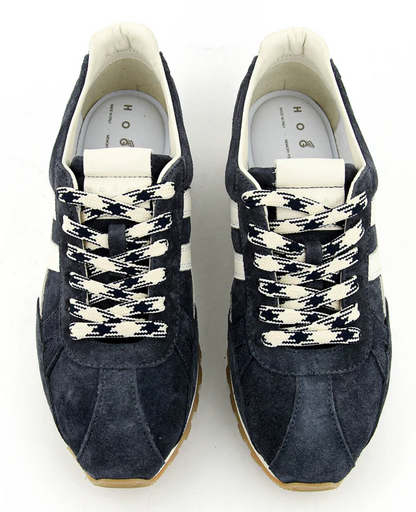 Men's Hogan 86er Suede Blue Sneakers