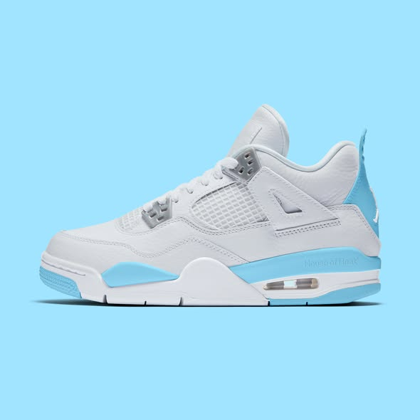 Men's Air Jordan 4 Blue Chill Shoes