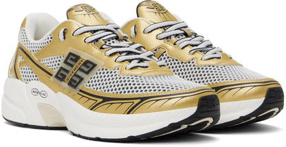 Men's Givenchy Baskets NFNTY-52 Golden White Sneakers