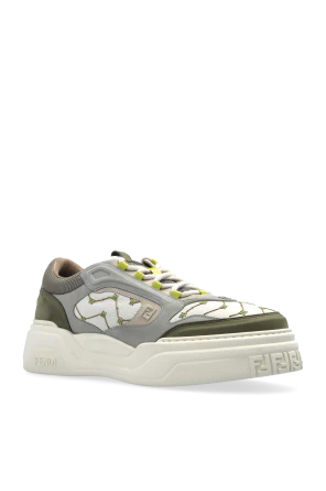 Men's Fendi Roma Match Green Sneakers