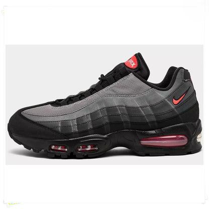 Men's Nike Air Max 95 Black Bright Crimson Shoes