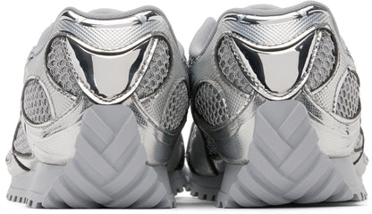 Men’s Bottega Veneta Orbit Silver Sneakers