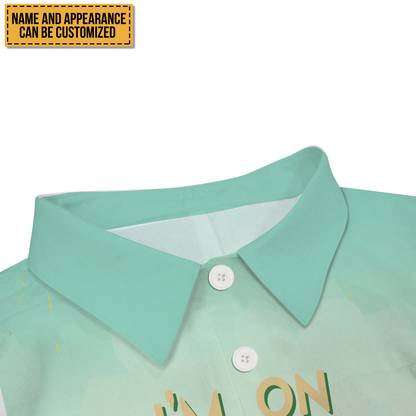 I'm On Dadcation Traveling On Dadcation - Personalized Customized Hawaiian shirt