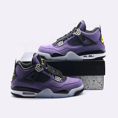 Men's Air Jordan 4 Imperial Purple Shoes