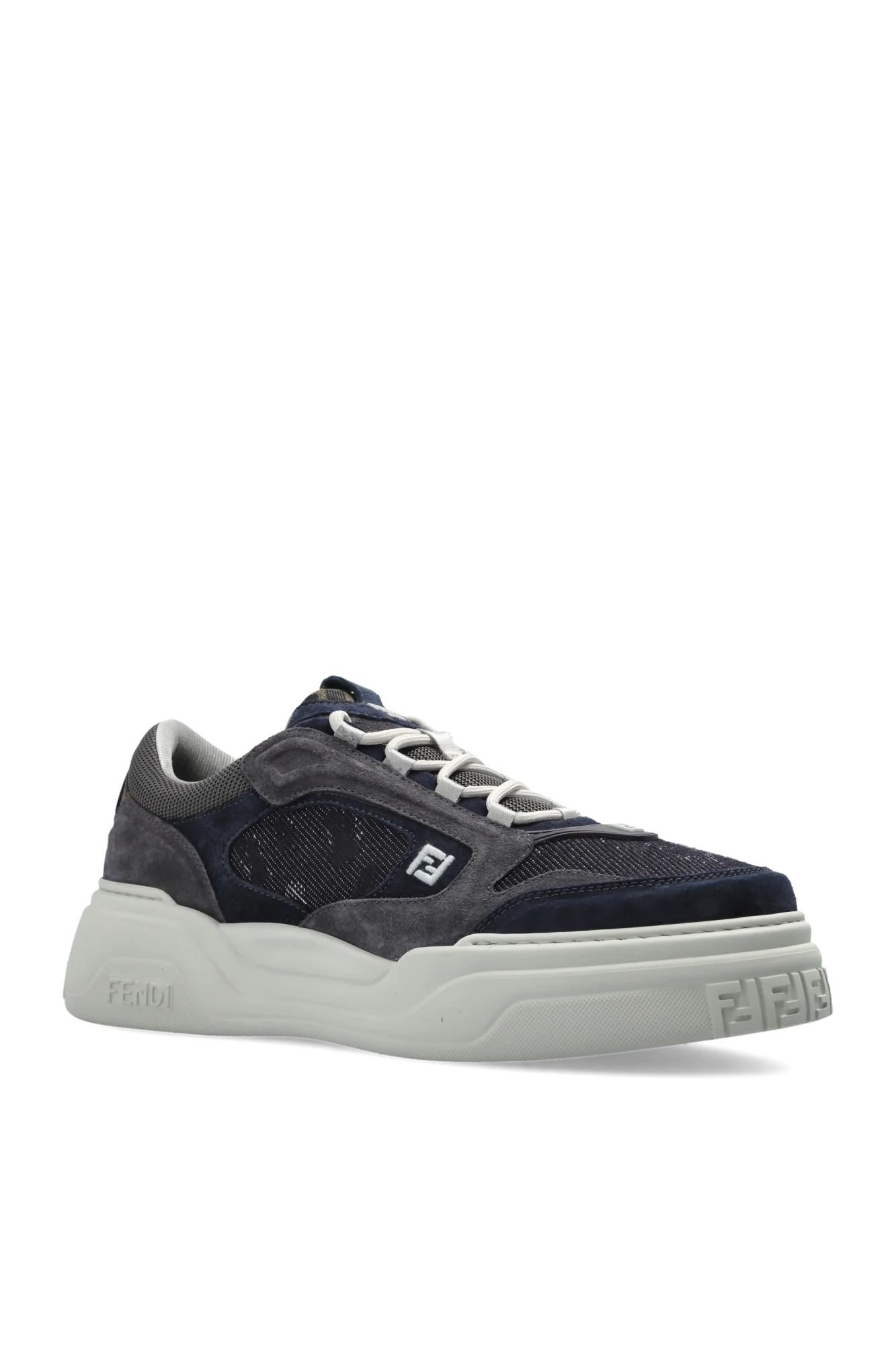 Men's Fendi Roma Match Navy Blue Sneakers