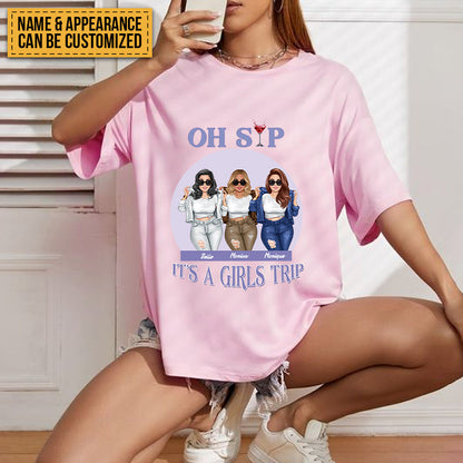 It's A Girls Trip - Bestie T-shirt - Gift For Bestie Best Friends Girl - Customized T-shirt