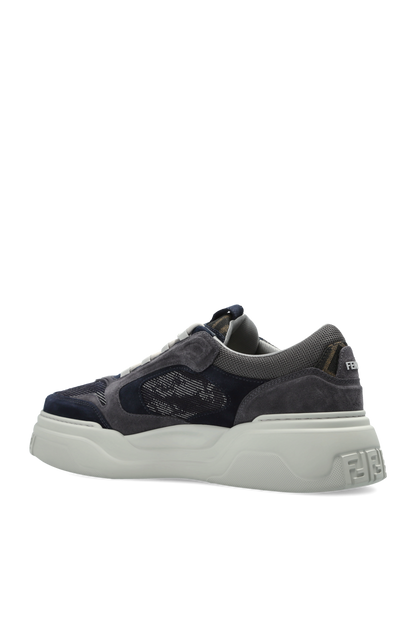 Men's Fendi Roma Match Navy Blue Sneakers