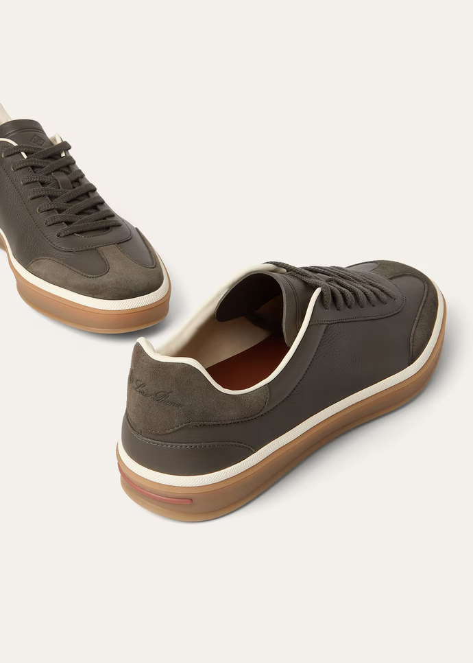 Men's Loro Piana Tennis Walk Old England Sneakers