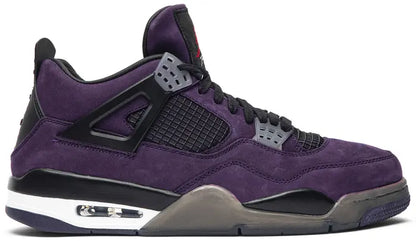 Men's  Air Jordan 4 'Purple Suede - White Midsole' Shoes