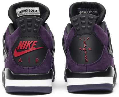 Men's  Air Jordan 4 'Purple Suede - White Midsole' Shoes