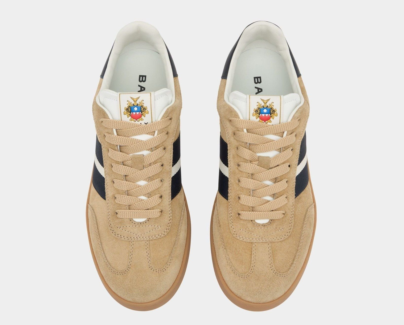 Men's Bally Retro Crest Brown Sneaker