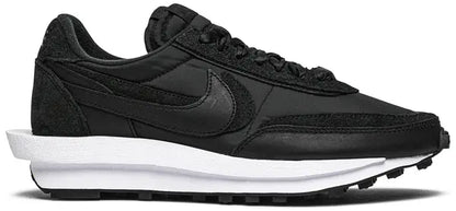 Men's Sacai x Nike LVD Waffle Daybreak Black Nylon Shoes