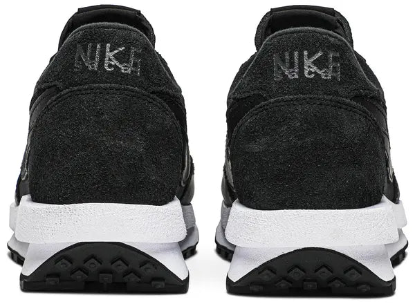 Men's Sacai x Nike LVD Waffle Daybreak Black Nylon Shoes