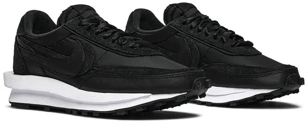 Men's Sacai x Nike LVD Waffle Daybreak Black Nylon Shoes