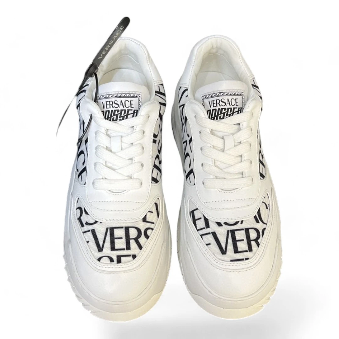 Men's VERSACE Odissea White & Black Sneakers