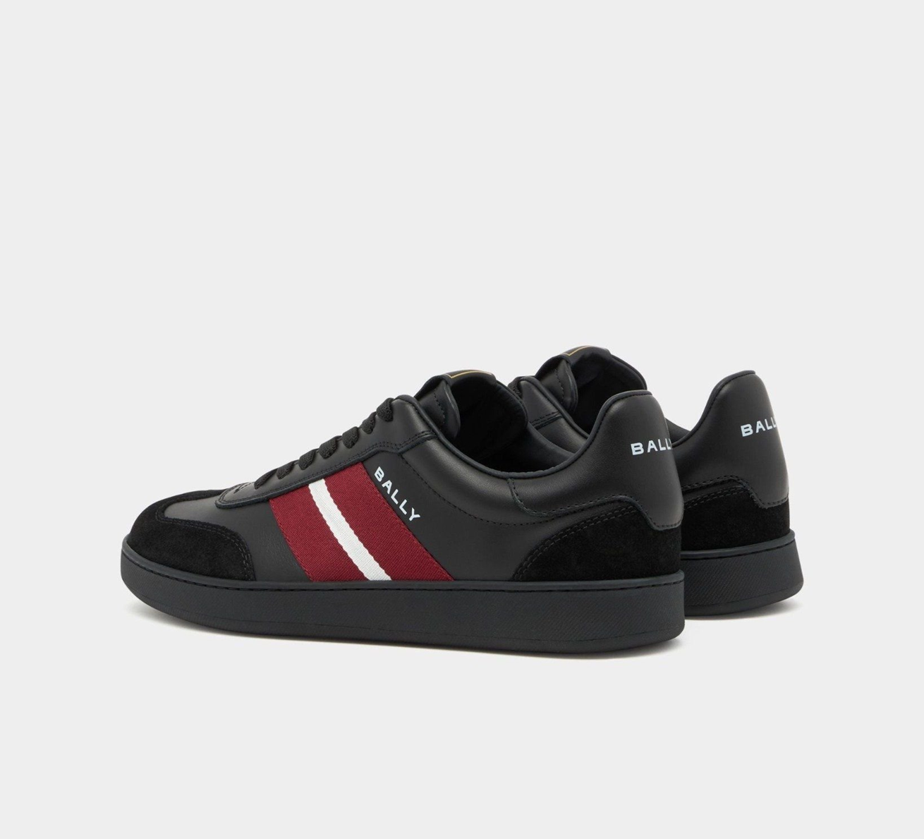 Men's Bally Retro Crest Black Sneaker