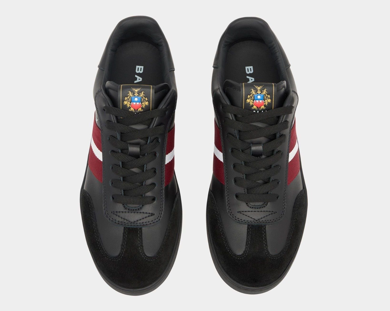 Men's Bally Retro Crest Black Sneaker