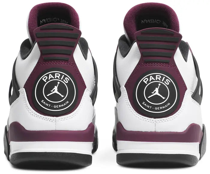Men's Paris Saint-Germain x Air Jordan 4 Retro 'Bordeaux' Shoes