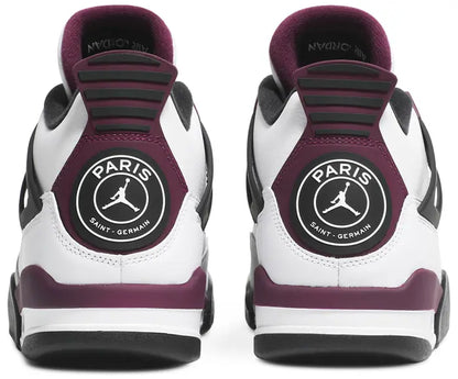Men's Paris Saint-Germain x Air Jordan 4 Retro 'Bordeaux' Shoes