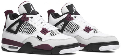 Men's Paris Saint-Germain x Air Jordan 4 Retro 'Bordeaux' Shoes