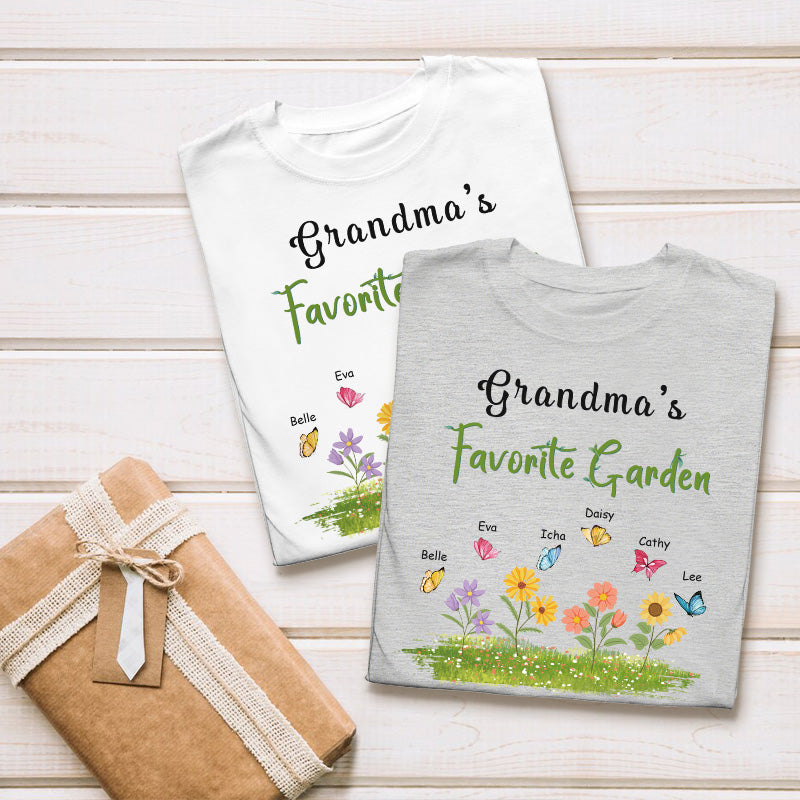 Favorite Garden - Personalized Customized T-shirt - Gift For Garden Lover - Gift For Friend