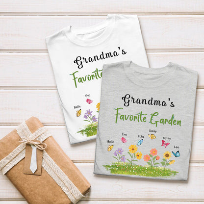 Favorite Garden - Personalized Customized T-shirt - Gift For Garden Lover - Gift For Friend