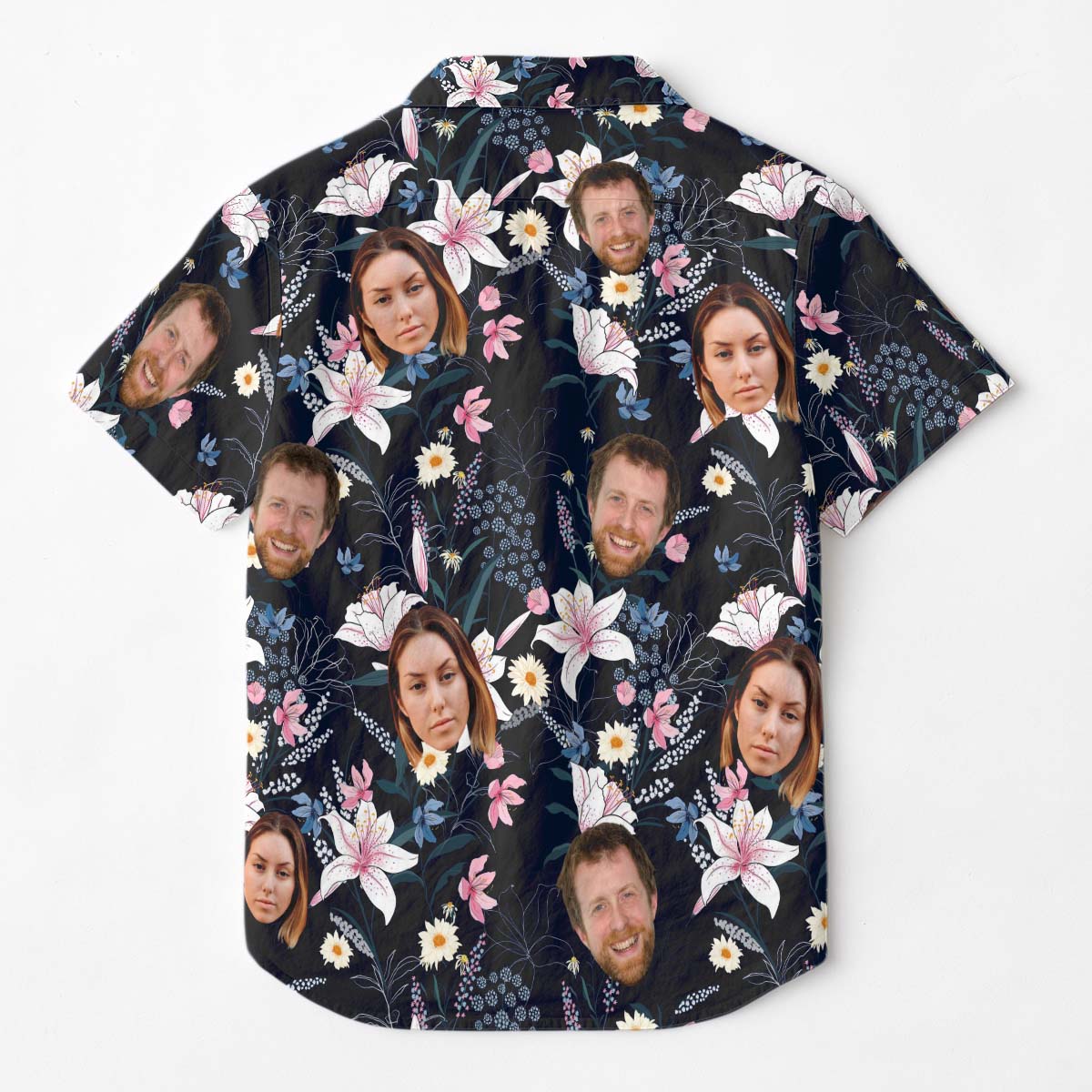 Custom Photo With Beloved Ones - Personalized Customized Hawaiian shirt