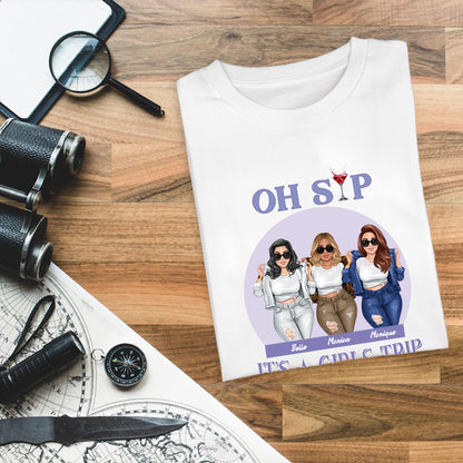 It's A Girls Trip - Bestie T-shirt - Gift For Bestie Best Friends Girl - Customized T-shirt