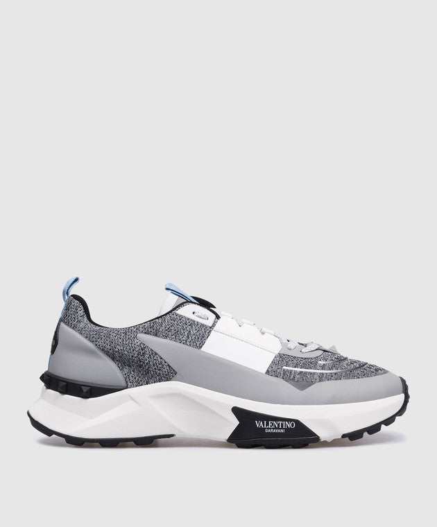 Men's Valentino Garavani Baskets True Act Gray Sneakers