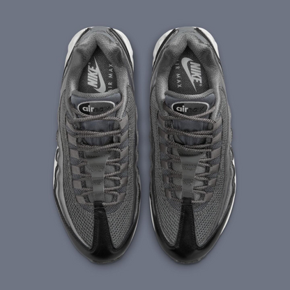 Men's Nike Air Max 95 Dark Grey Metallic Silver Shoes