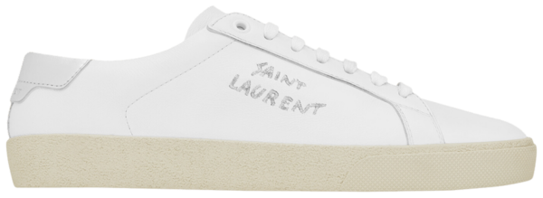 Men's Saint Laurent Court Classic SL06 White Sneakers