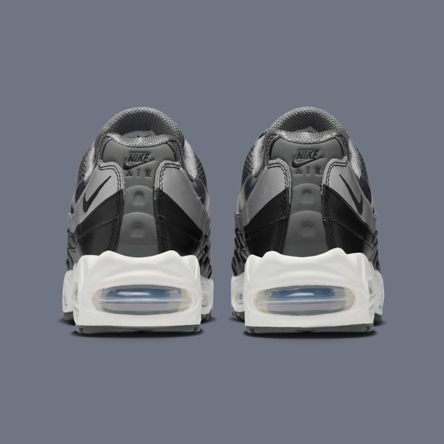 Men's Nike Air Max 95 Dark Grey Metallic Silver Shoes