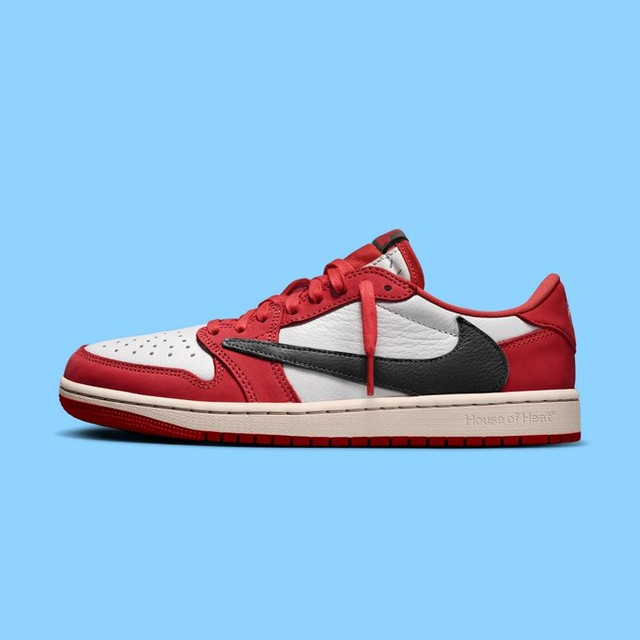 Men's Travis Scott x Air Jordan 1 Retro Low ‘ Chicago' Shoes