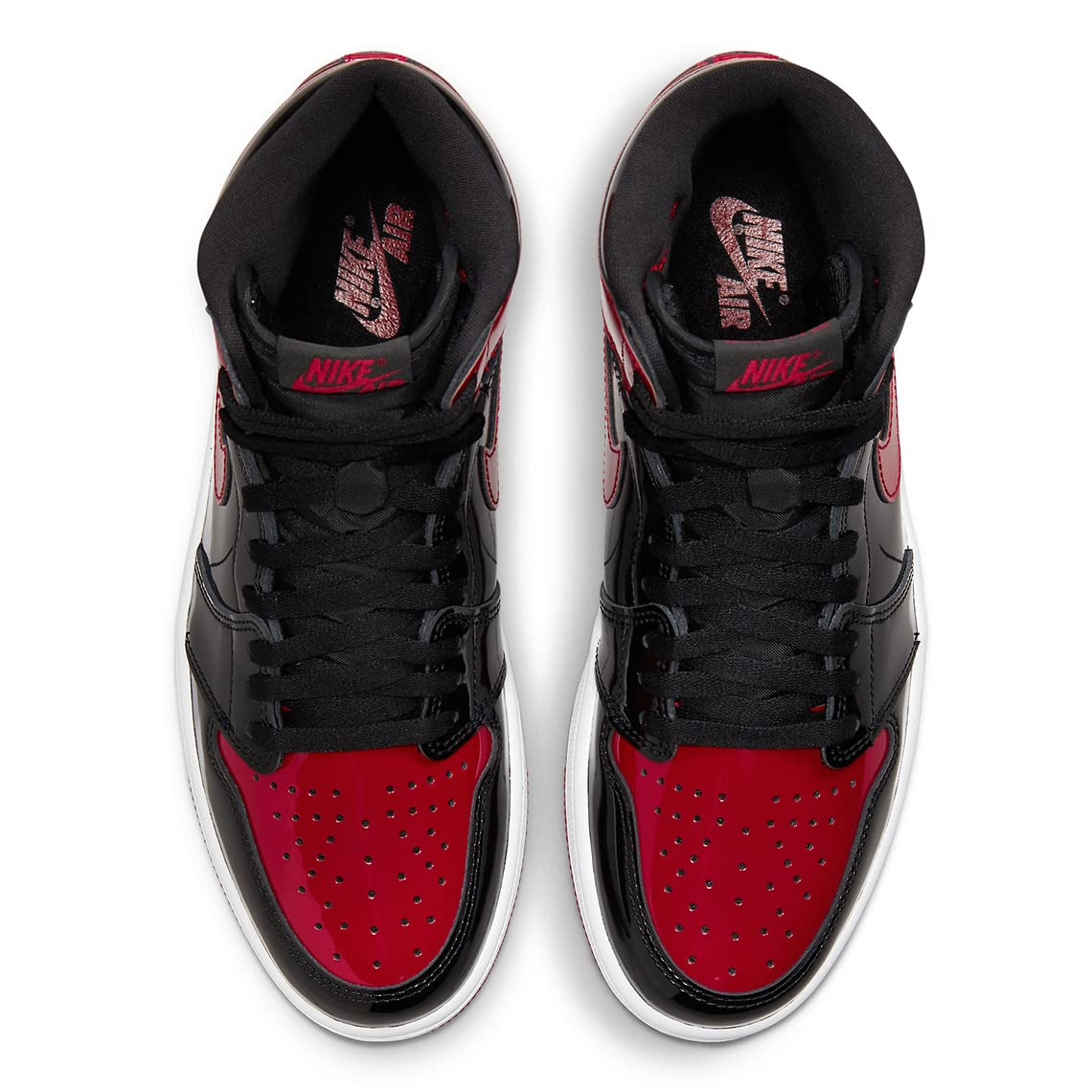 Men's Air Jordan 1 High 'Patent Bred’ Shoes