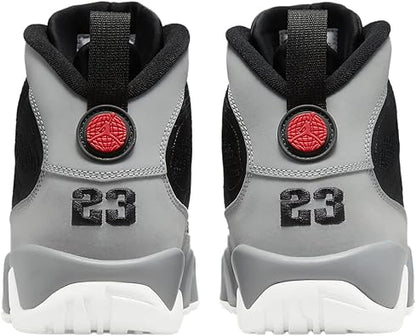 Men's Nike Air Jordan 9 Retro Grey Black Shoes