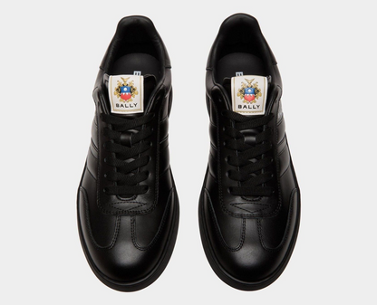 Men's Bally Retro Crest Black Sneaker