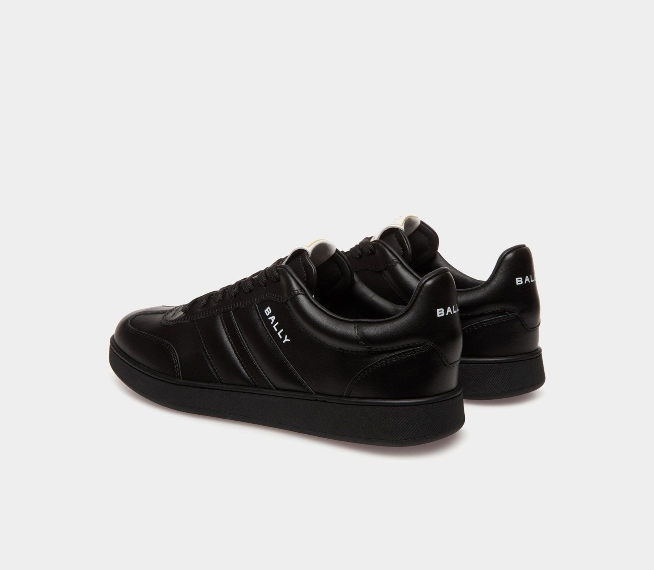 Men's Bally Retro Crest Black Sneaker